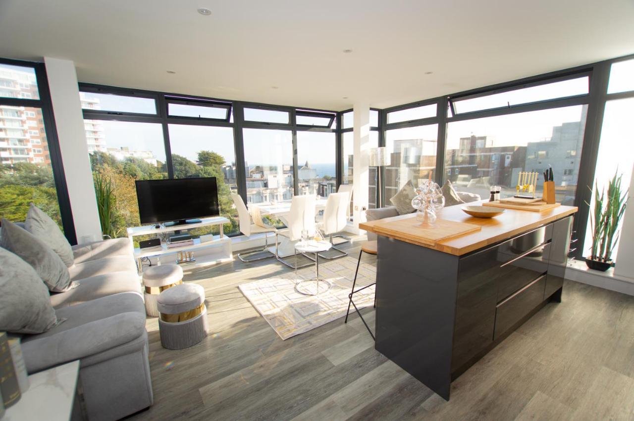 * Panoramic Penthouse With Sea & City Views Apartment Bournemouth Exterior photo