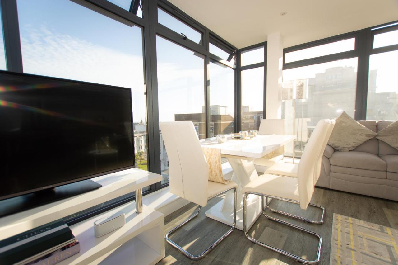 * Panoramic Penthouse With Sea & City Views Apartment Bournemouth Exterior photo